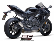 SC Project CR-T Carbon Einddemper met Euro5 Keuring incl. Carbon Heatshield Yamaha YZF-R1 / R1M 2020 > 2021
