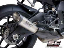 SC Project S1 Titanium Einddemper met Euro5 Keuring incl. Carbon Heatshield Yamaha YZF-R1 2020 > 2021