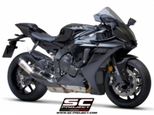 SC Project S1 Titanium Einddemper met Euro5 Keuring incl. Carbon Heatshield Yamaha YZF-R1 2020 > 2021