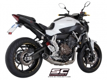 SC Project Conical RVS Compleet 2-1 Uitlaatsysteem met E-keur Yamaha MT07 2013 2016