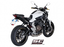 SC Project Conical RVS Compleet 2-1 Uitlaatsysteem met E-keur Yamaha MT07 2013 2016
