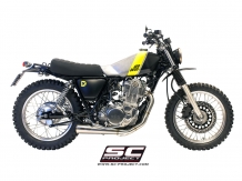 SC Project Conical RVS Compleet Systeem met E-keur Yamaha SR400 2013 2017