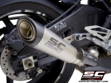 SC Project S1 Titanium Slip-on Einddemper met E-keur Yamaha MT-10 2016 > 2020
