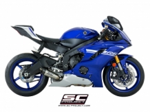 SC Project S1 Titanium Einddemper met EURO4 Keuring Yamaha YZF-R6 2017 2019