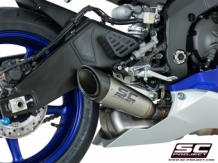 SC Project S1 Titanium Einddemper met EURO4 Keuring Yamaha YZF-R6 2017 2019