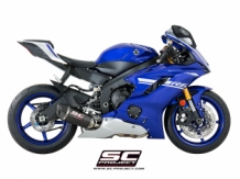 SC Project SC1-R Carbon Slip-on Einddemper met Euro4 Keuring Yamaha YZF-R6 2017 > 2020