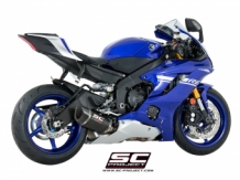 SC Project SC1-R Carbon Slip-on Einddemper met Euro4 Keuring Yamaha YZF-R6 2017 > 2020