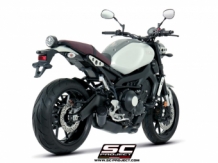 SC Project 70s Conical RVS Matt Black Compleet 3-1 Uitlaatsysteem met Euro4 Keuring Yamaha XSR900 2016 2019