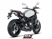 SC Project S1 RVS Matt Black Compleet 3-1 Uitlaatsysteem met Euro4 Keuring Yamaha XSR900 2016 2020