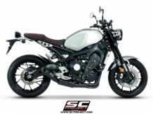 SC Project S1 RVS Matt Black Compleet 3-1 Uitlaatsysteem met Euro4 Keuring Yamaha XSR900 2016 2020