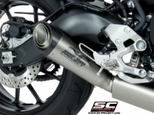 SC Project S1 Titanium Compleet 3-1 Uitlaatsysteem met Euro4 Keuring Yamaha XSR900 2016 2019