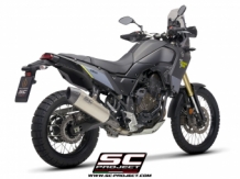 SC-Project X-Plorer II Titanium Slip-on Einddemper met Euro4 Keuring Yamaha Tenere 700 2019 > 2020