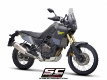 SC-Project X-Plorer II Titanium Slip-on Einddemper met Euro4 Keuring Yamaha Tenere 700 2019 > 2020