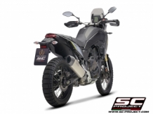 SC-Project X-Plorer II Titanium Slip-on Einddemper met Euro4 Keuring Yamaha Tenere 700 2019 > 2020