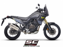 SC-Project X-Plorer II Titanium Slip-on Einddemper met Euro4 Keuring Yamaha Tenere 700 2019 > 2020