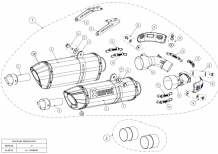 Akrapovic Slip-on Line Carbon Set met E-keur Ducati Monster 696 2008-2014