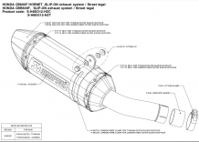 Akrapovic Slip-on Line Carbon met E-keur Honda CBR 600 F 2007-2013