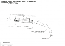 Akrapovic Slip-on Line Titanium met E-keur Honda CBR 600 RR 2007-2008