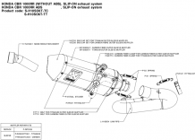 Akrapovic Slip-on Line Carbon zonder E-keur Honda CBR 1000 RR 2008-2013