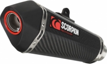 Scorpion Serket Taper Carbon Slip-on Einddemper met E-keur Triumph Street Triple 675 2013 > 2016