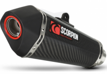 Scorpion Exhaust Serket Taper Carbon Slip-on Einddemper met E-keur KTM Duke 125 2011 > 2016