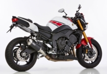 Shark DSX-5 Super Short Aluminium Black Einddemper met E-keur YAMAHA FZ8 / Fazer 2010 > 2016