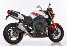 Shark DSX-7 Super Short RVS Einddemper met E-keur Yamaha FZ8 / Fazer 2010 > 2016