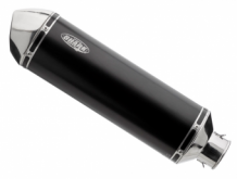 Shark DSX-5 Aluminium Black met RVS Endcap Einddemper met E-keur HONDA CB500F 2013 > 2015