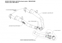 Akrapovic Slip-On Line Titanium zonder E-keur Suzuki GSX-R 1000 2009 2011