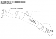 Akrapovic Slip-on Line Titanium zonder E-keur Suzuki GSX-R 600 2008-2010
