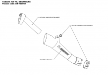 Akrapovic Slip-on Line Titanium Einddemper zonder E-keur Yamaha YZF-R6 2006 2020