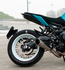 Spark Grid-O Titanium Compleet Uitlaatsysteem zonder E-keur Yamaha MT-09 2013 > 2020