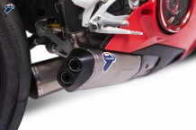 Termignoni D184 Titanium Einddemperset zonder E-keur incl. UpMap Module Ducati Panigale V4 2018 2019