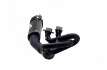 Termignoni Relevance Carbon Black Edition Compleet Uitlaatsysteem met E-keur Yamaha T-max 530 2012 > 2016