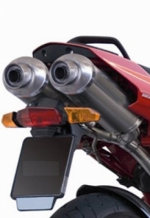 Mivv Oval RVS Slip-on Dubbele Einddemper Set met E-keur Ducati Multistrada 1100 2006 > 2009