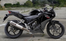 Yasuni Evo Titanium Look Slip-on Einddemper met E-keur Honda CBR 250 2011 > 2016