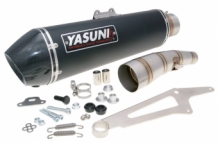 Yasuni Evo Black Slip-on Einddemper met E-keur Honda SH300 2012 > 2018