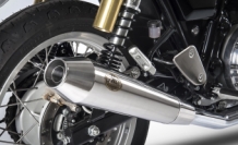 ZARD Conico RVS Einddemper Set met Euro4 Keuring Royal Enfield Continental GT 650 2018 2020